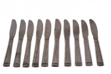10 Pieces Wallace Dinner Knife Knives Julienne Stainless Glossy Flatware