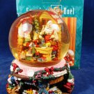 Grandeur Noel Santa Claus Is Coming To Town Musical Water Globe 7 3/4" x 7"