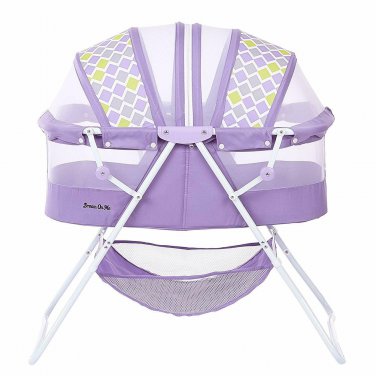Dream On Me Karley Baby Bassinet Purple Periwinkle