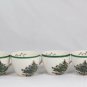 Lot of 4 Spode England Christmas Tree Porcelain Teacups 8 Oz