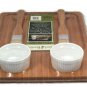 Wilshire Island Bamboo BBQ Board Solid Bamboo Cutting Board Brushing Marinating