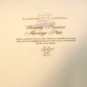 Lenox Vintage Wedding Promises Marriage Platter Round Ivory Bone China 12" USA