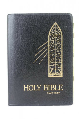 Holy Bible Black Leather Dugan KJV Giant Print Red Letter Edition 7100