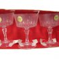 Set 6 J G Durand & Cie Cristal d' Arques Versailles Crystal Sherbet Glasses 8 Oz
