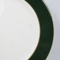 Aynsley John Evergreen Bone China Round Service Plate Green Band 12" England