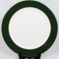 Aynsley John Evergreen Bone China Round Service Plate Green Band 12" England
