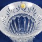 Cristal d' Arques France Carthage Crystal Glass Hurricane w/ Pillar Candle & Box