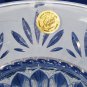 Cristal d' Arques France Carthage Crystal Glass Hurricane w/ Pillar Candle & Box