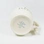 Set 2 Lenox Holiday Christmas White Candy Cane Mug Cup with Spoon Naught & Nice