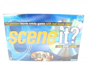 Mattel DVD Game Movie Trivia Real Movie Clips Scene It