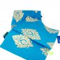 Westwide 3 Piece 1 Bedspread & 2 Shams Navy Blue Gustava 100% Cotton
