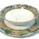 Fitz & Floyd Round Serving Dish & Bowl Town & Country Habitat Americana Omnibus