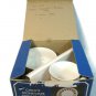 Action Child's Stoneware Serving Set  71/4" Plate Bowl and Cup Teddies 1985