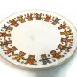 Action Child's Stoneware Serving Set  71/4" Plate Bowl and Cup Teddies 1985