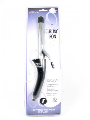 Perfection Curling Iron 1" Chrome Barrel For Professional Waves & Curls