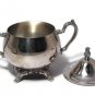 Vintage Oneida Silverplate Creamer and Sugar Bowl Set Lidded