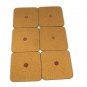 Set of 6 Pimpernel Famous British Golf Clubs Cork Backed Coasters