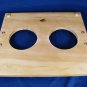 Woodpecker Bread Snack Tray w/ 2 Dip Dishes Maple Wood Ware Cracker Japan