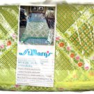 St Mary's Twin or Double Bed Size Floral Print Country Fancy Blanket 72 x 90