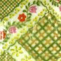 St Mary's Twin or Double Bed Size Floral Print Country Fancy Blanket 72 x 90
