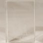 God Bless America Raising The Flag 911 Paperweight Crystal Clear Glass 3"