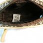 Avon Signature Collection Brown Cosmetic Bag & Travel Jewelry Pouch Set
