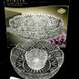 Shannon Crystal Dublin Godinger Crystal Chip & Dip Two Piece Server 12" Diameter