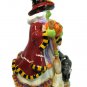 Signature Home Collection Ceramic Autumn Witch Halloween Figurine Statue  12"