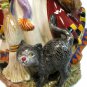 Signature Home Collection Ceramic Autumn Witch Halloween Figurine Statue  12"