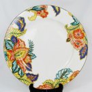 American Atelier Round Serving Platter Cake Plate Canton Road Floral Leaves 12"