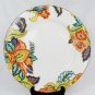 American Atelier Round Serving Platter Cake Plate Canton Road Floral Leaves 12"