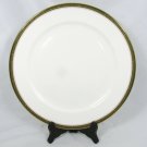 Aynsley John Bone China Evergreen Service Round Plate Gold Leaf 12"