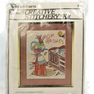 Vogart Crafts Crewel Embroidery Stitchery Picture Kit Mom Washes