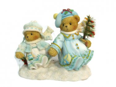 Enesco Cherished Teddies Selma and Araina Winter Wonders Faithful Friends