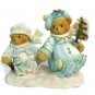 Enesco Cherished Teddies Selma and Araina Winter Wonders Faithful Friends