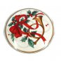 Mikasa Maxima Round Trinket Box Porcelain Holly Berry Ribbon Jubilation Trumpet
