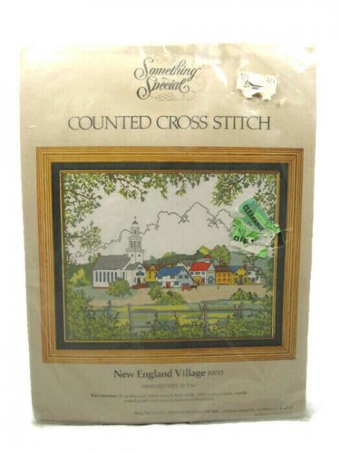 Something Special Counted Cross Stitch Kit New England Village 50015