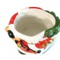 Santa Claus Storage Christmas 11 1/4" Cookie Jar Painted Ceramic w/ Original Box