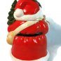 Santa Claus Storage Christmas 11 1/4" Cookie Jar Painted Ceramic w/ Original Box