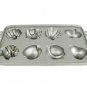 John Wright Cookie Metal Mold Cast Iron Cornbread Muffin Pan Fruit Vegetable