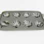 John Wright Cookie Metal Mold Cast Iron Cornbread Muffin Pan Fruit Vegetable