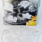 Studio Nova Normandy Oval Glass Cheese Platter Clear Frosted 16 1/4" Germany