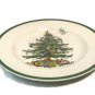 Spode Christmas Tree Tidbit Tray Serving Tray Single Gold Handle 10 3/4"