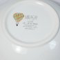 Mikasa Up Up & Away Hot Air Balloons White Round Covered Box Trinket 4.5"