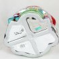 Towle Silversmiths Retro Metallic Christmas Santa Cookie Jar Kitchen Accessories