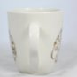 Pfaltzgraff Merry Christmas Ball Ornament Holly Berry Mug Cup Tapered White 12Oz
