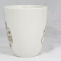 Pfaltzgraff Merry Christmas Ball Ornament Holly Berry Mug Cup Tapered White 12Oz