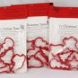 Stitchery Shapes Set of 3 It's Christmas Time in Red Counted Cross Stitch Kit