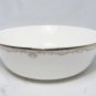 Lenox Coronet Round Cereal Platinum  Bowl Bone China USA 2" x  6"