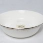 Lenox Coronet Round Cereal Platinum  Bowl Bone China USA 2" x  6"